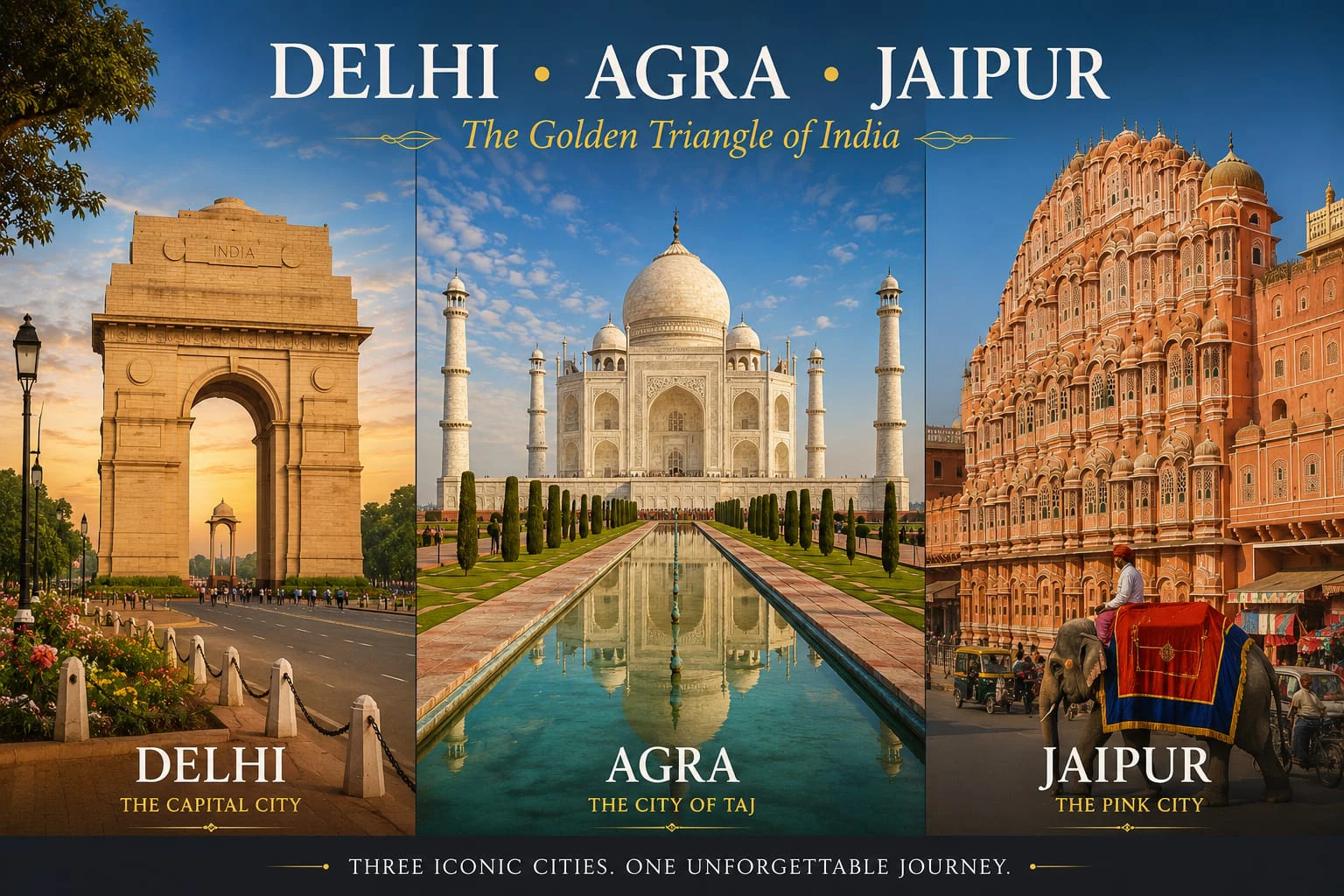 DELHI AGRA JAIPUR